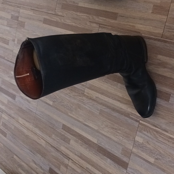 Petrie men's dressage dress boots - 10.5, regular calf, Spanish top - Picture 3 of 10